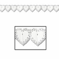 White Lace Heart Garland
